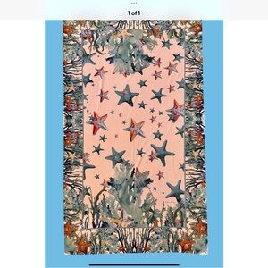 Antica Sartora StarFish & Corals Ocean-Themed towel NWT 40x66 matching items